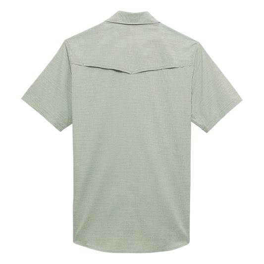 ATG -x- Wrangler® Short Sleeve Drover Utility Shirt - Iceberg Green - White Owl Creek Boutique