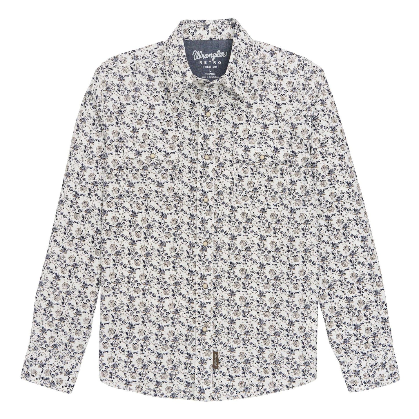 Wrangler Retro® Premium Long Sleeve Snap Shirt - White Owl Creek Boutique