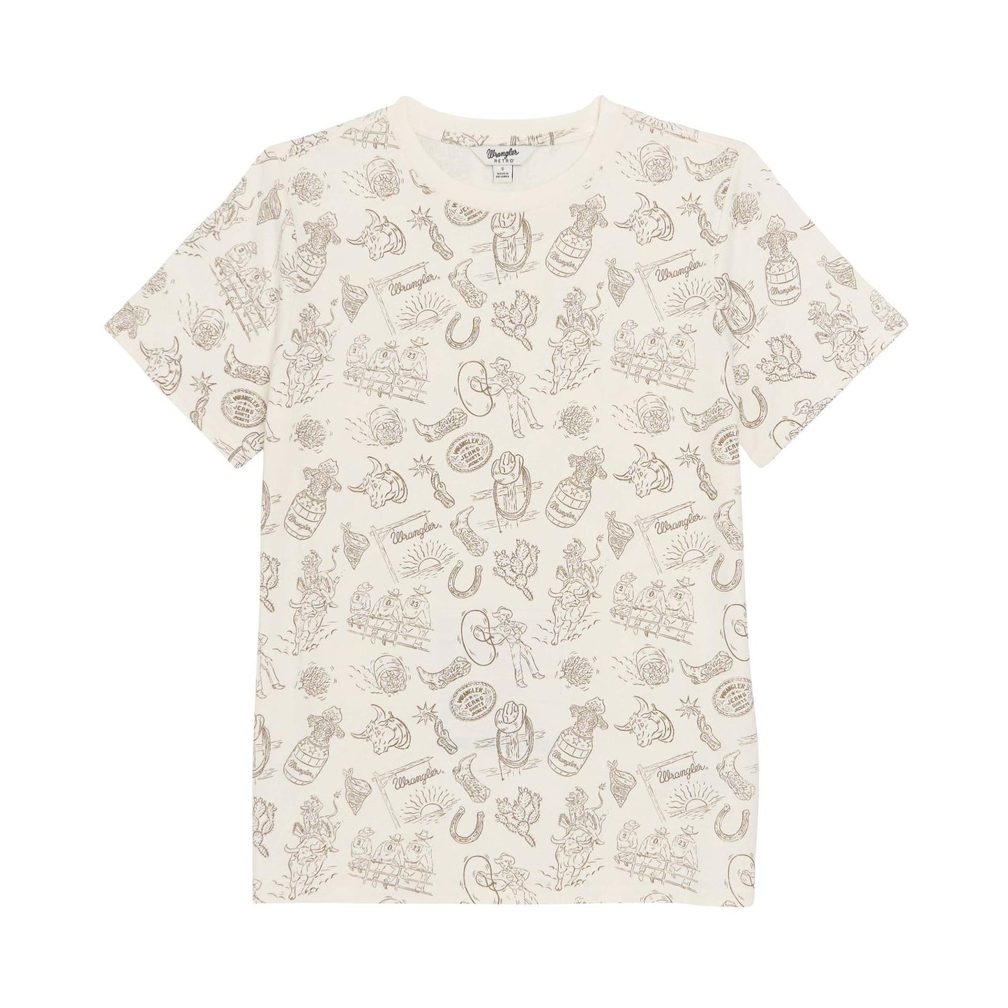 Wrangler Retro® Punchy Knit Tee - Cream - 112379509 - White Owl Creek Boutique