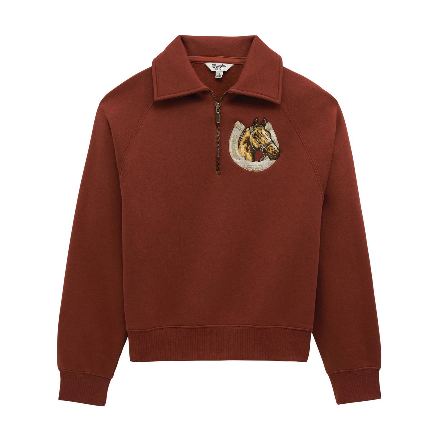 Wrangler Retro® Americana Sweatshirt Zip - Burgundy