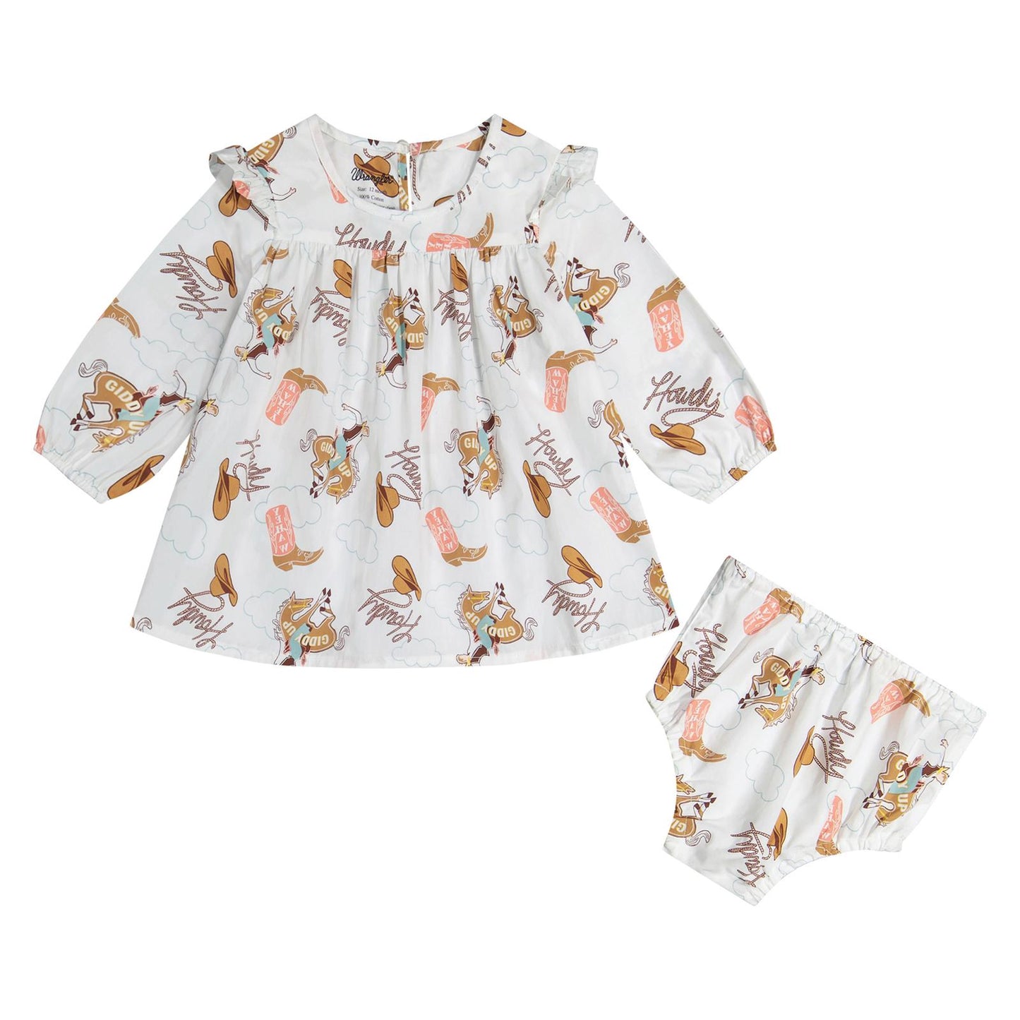 Wrangler® Baby Girl Dress Yeehaw