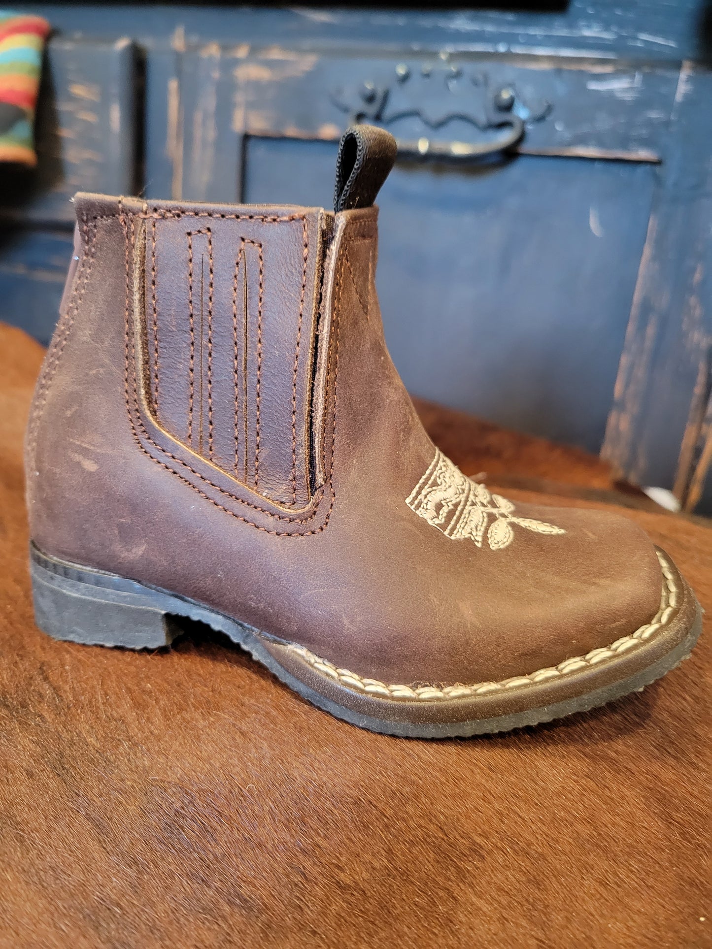 Square Toe Short Bootie