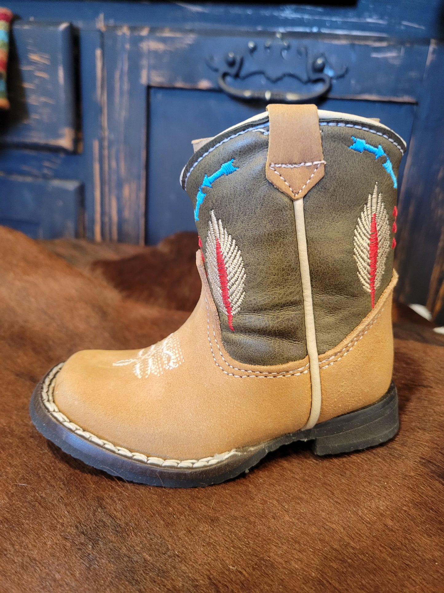 Kids Square Toe Boots
