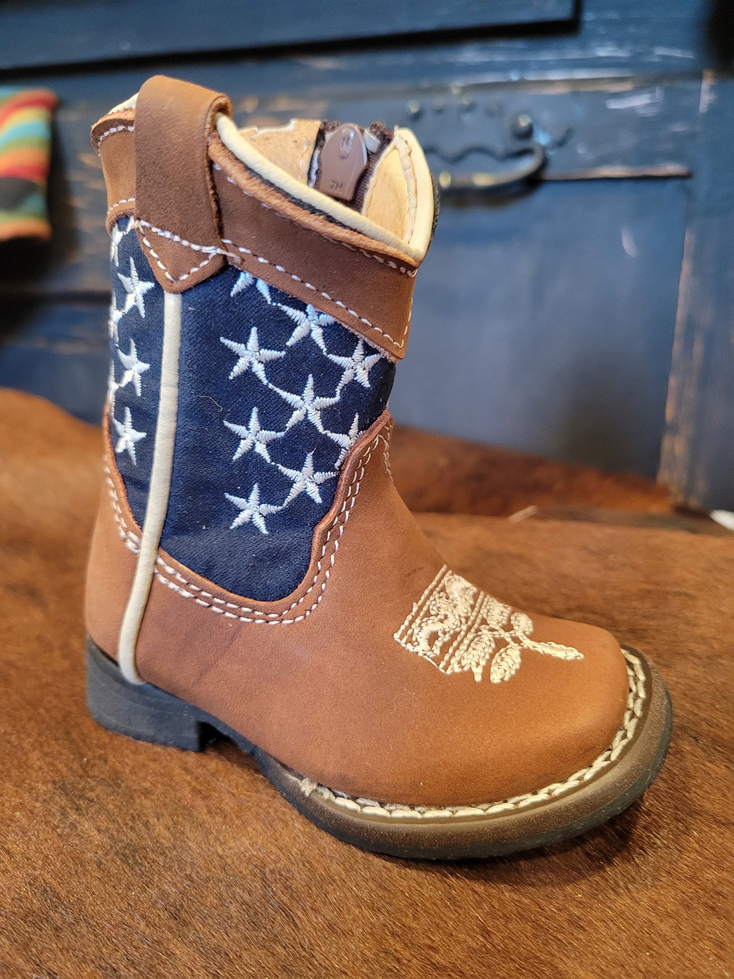Stars Square Toe Boots