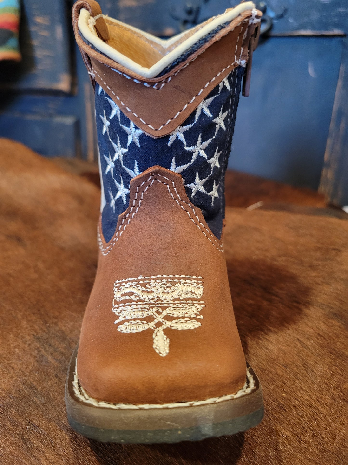 Stars Square Toe Boots