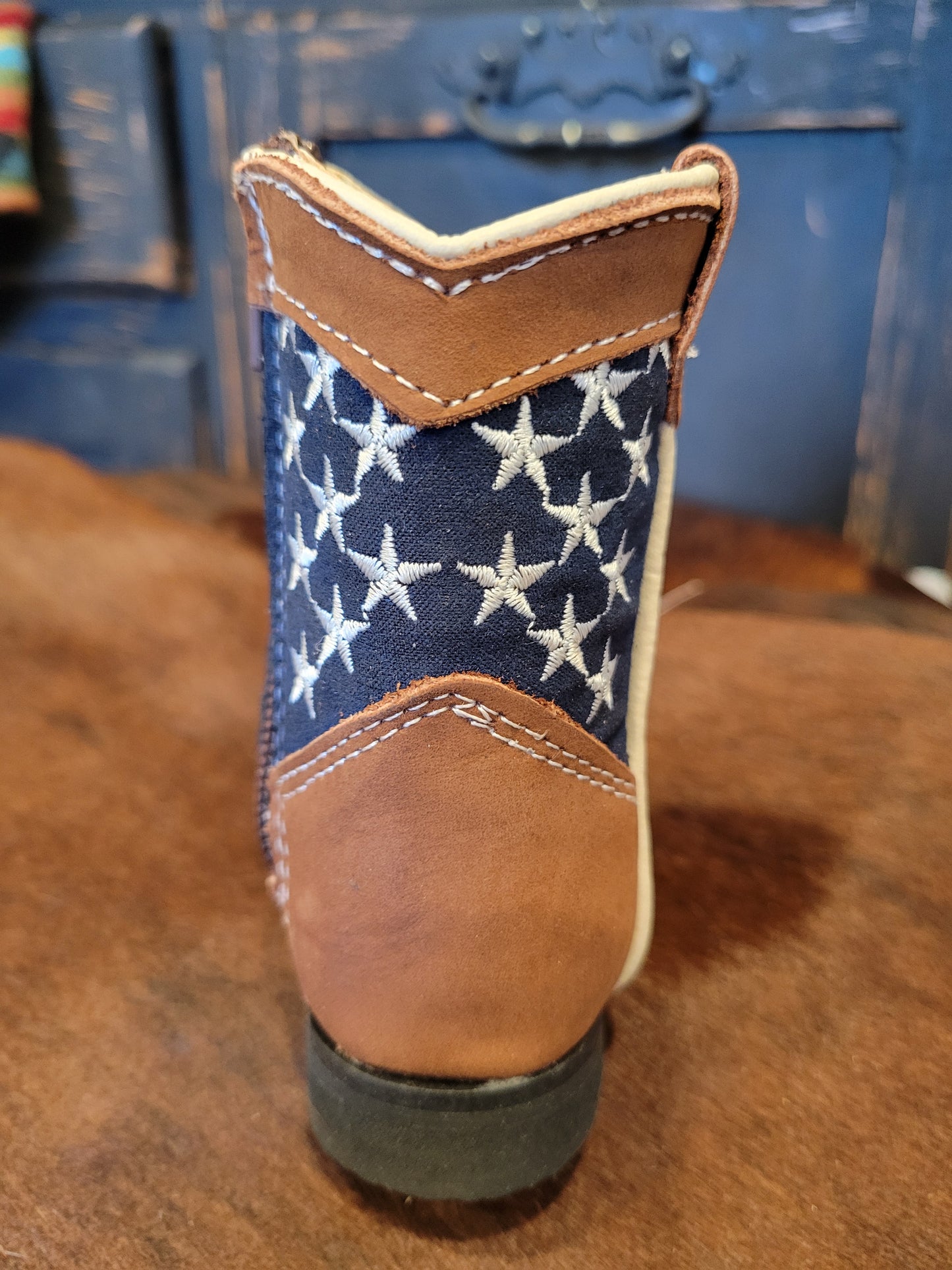 Stars Square Toe Boots