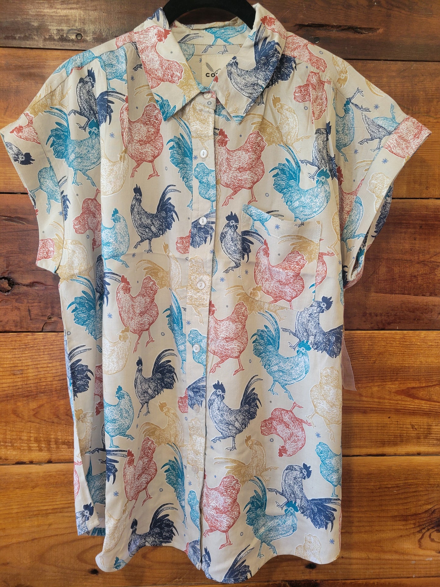 Button-Up Short Sleeve - White Owl Creek Boutique
