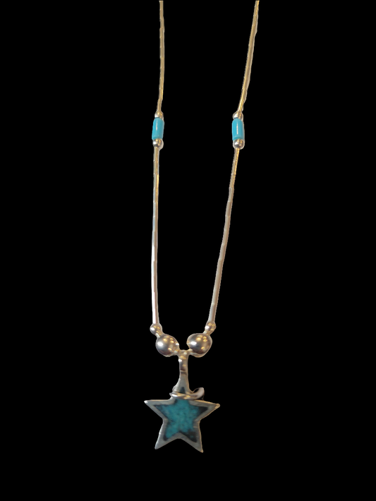 Sterling Star Necklace