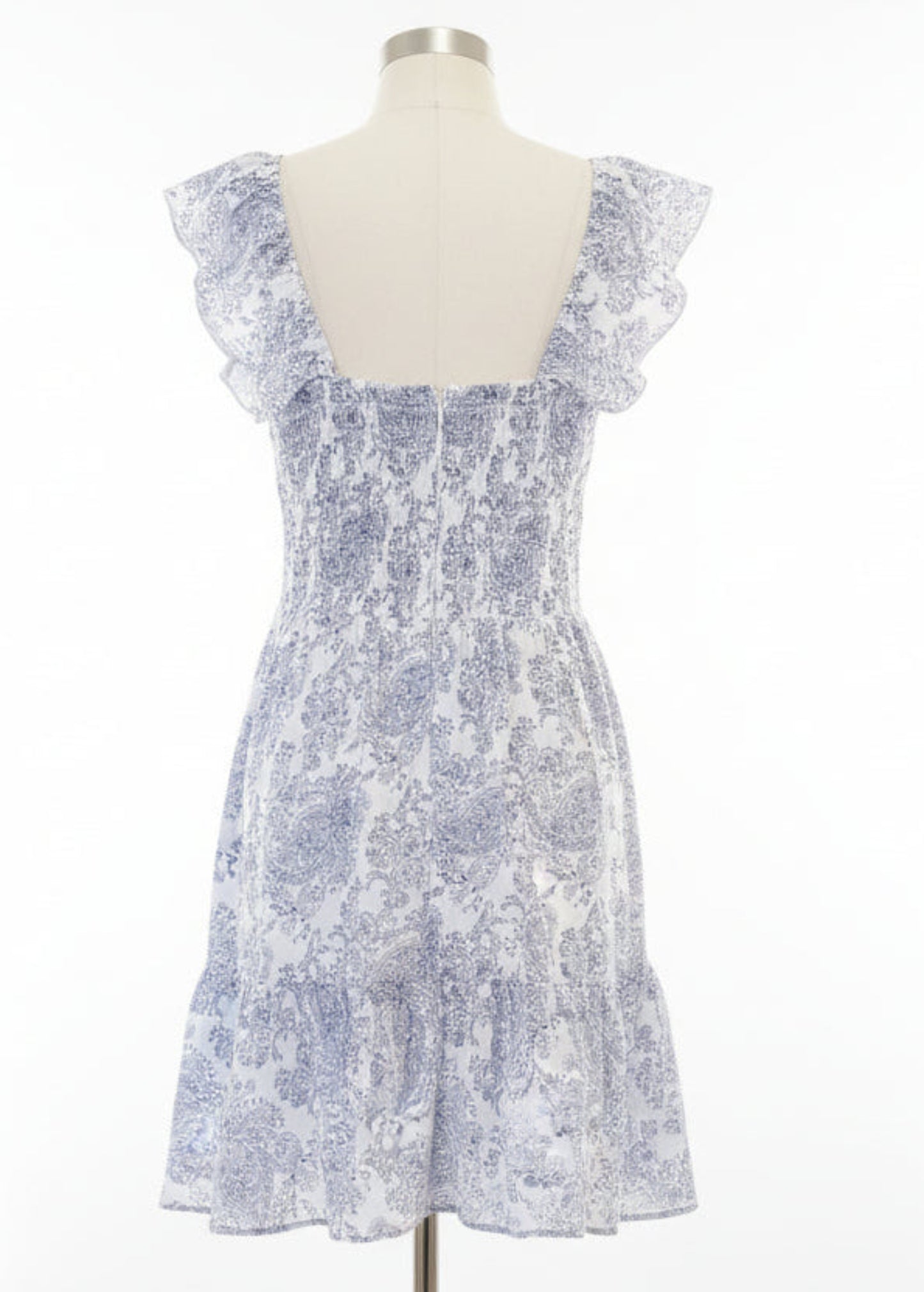Back of smocked dress