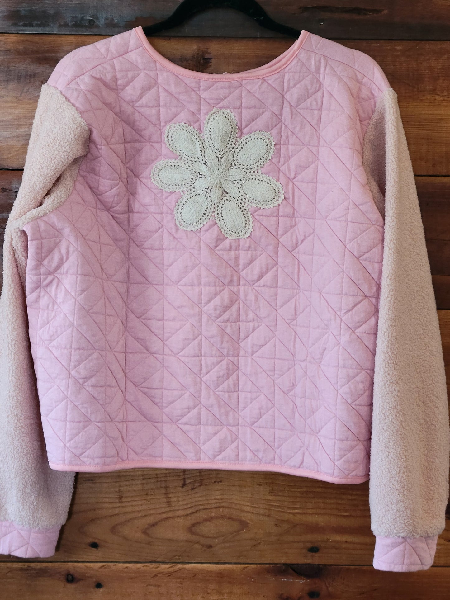 Pink Quilted Jacket