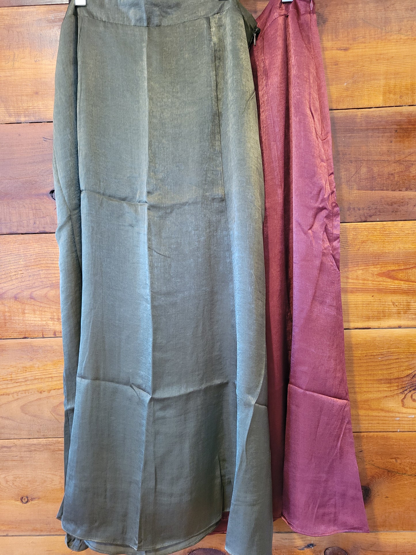 Satin Flare Skirt