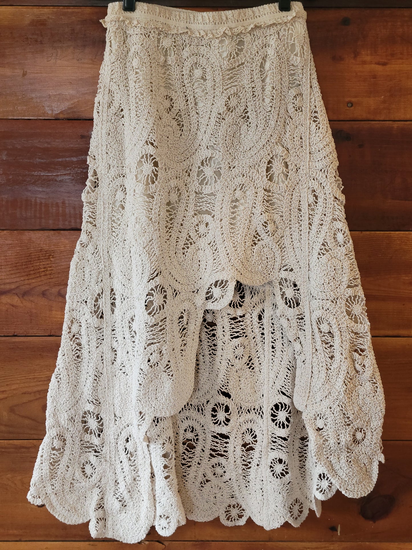 Natural Crochet Skirt
