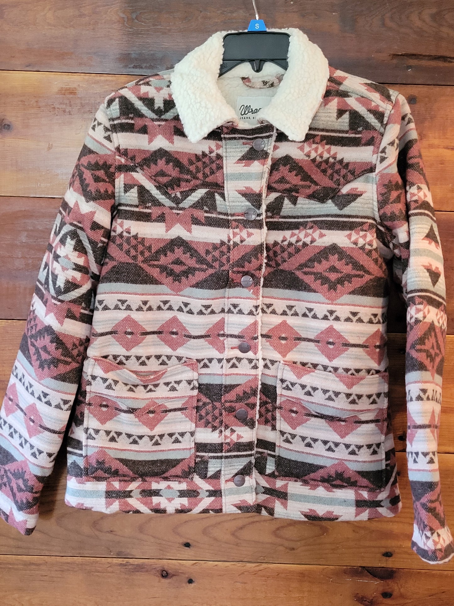 Wrangler Retro® Sherpa Lined Jacquard Jacket
