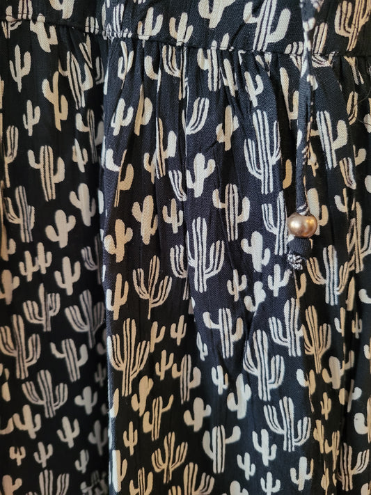 Black Cactus Dress