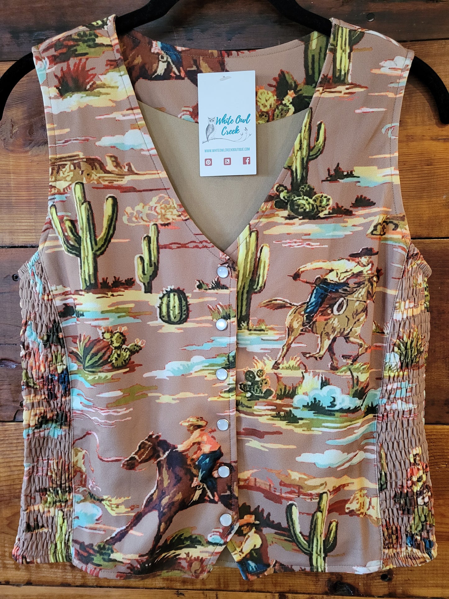 Cowboy Snap Vest
