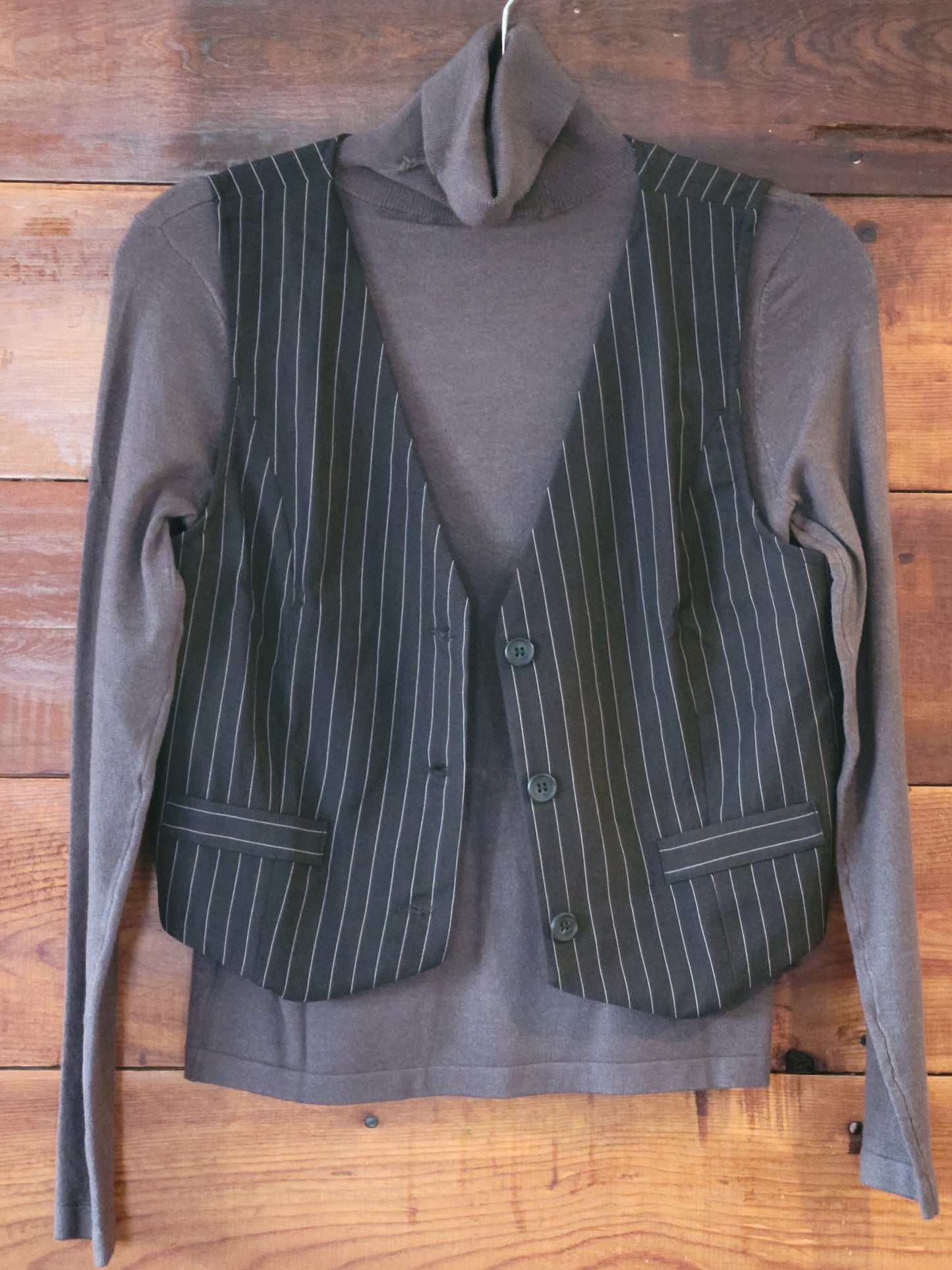 Pinstripe Vest