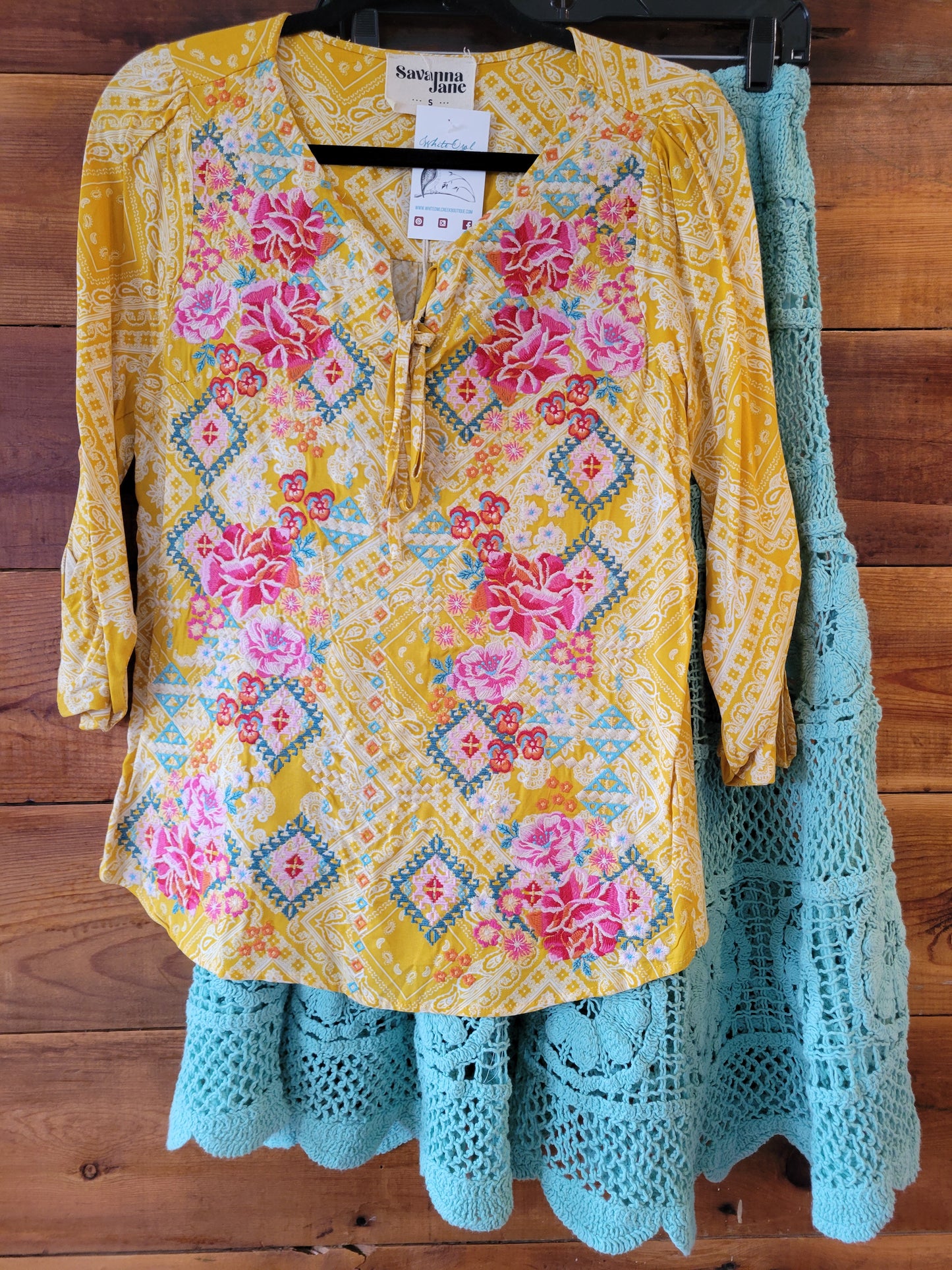 Marigold Floral Top