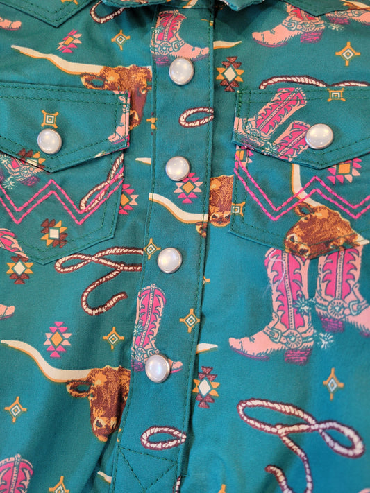 Wrangler Baby Girl Onsie