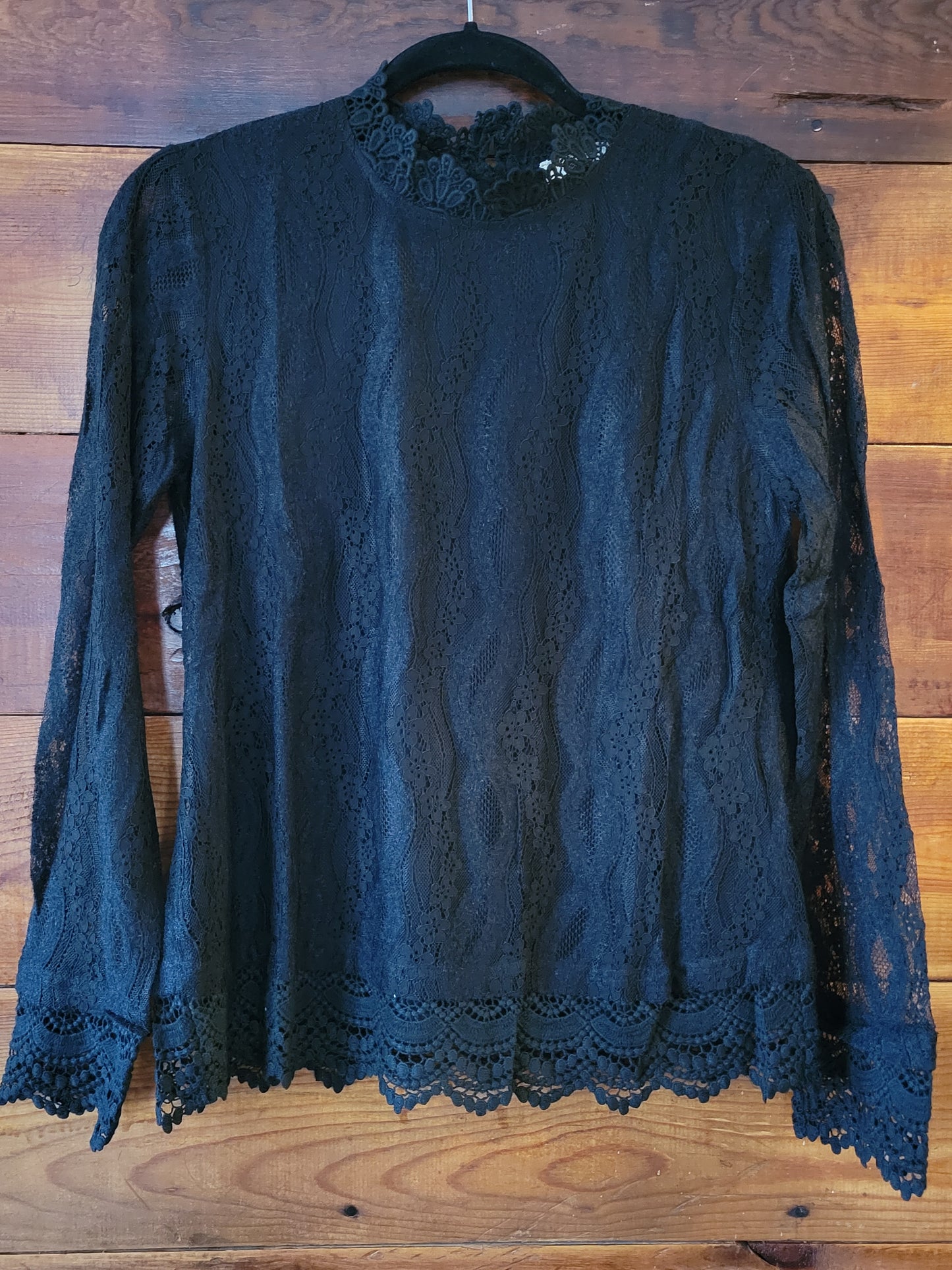 Black Lace Top