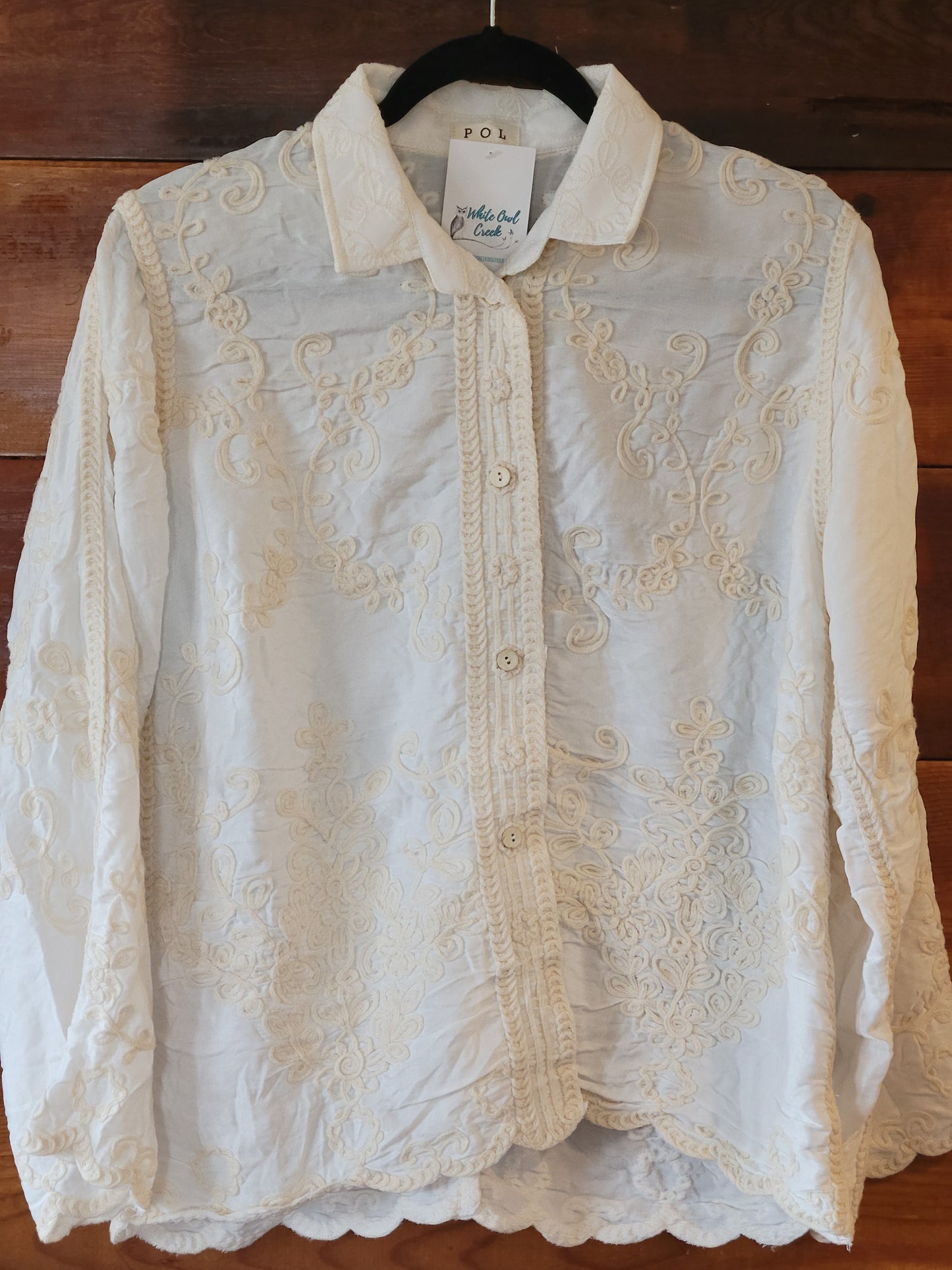 Scalloped Blouse