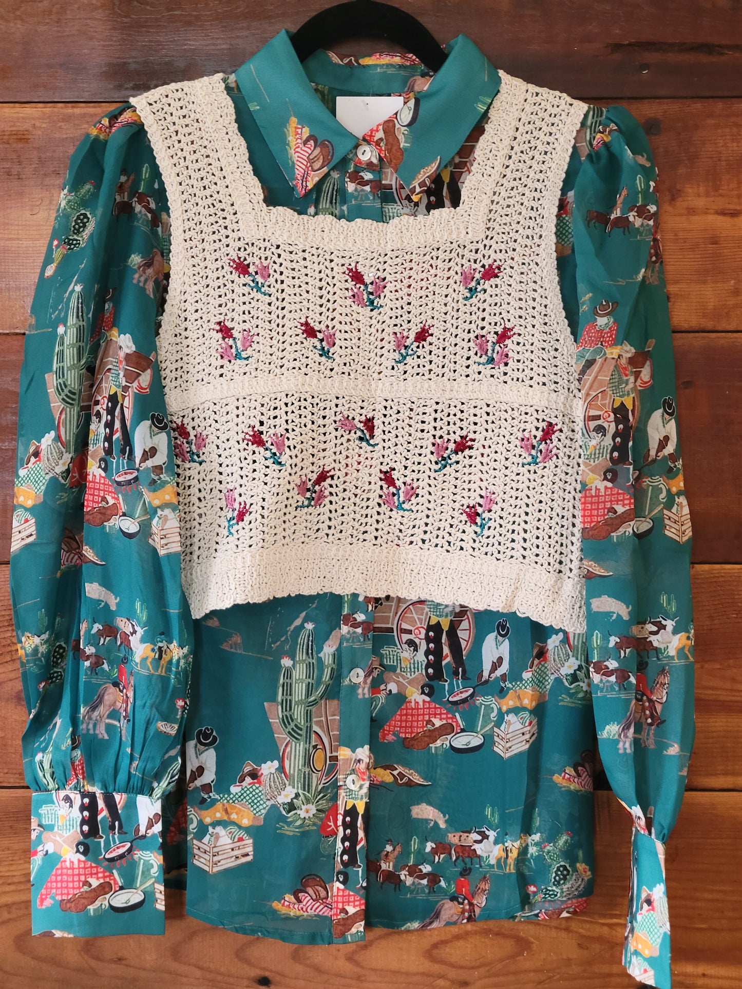 Crop Chrochet Tank