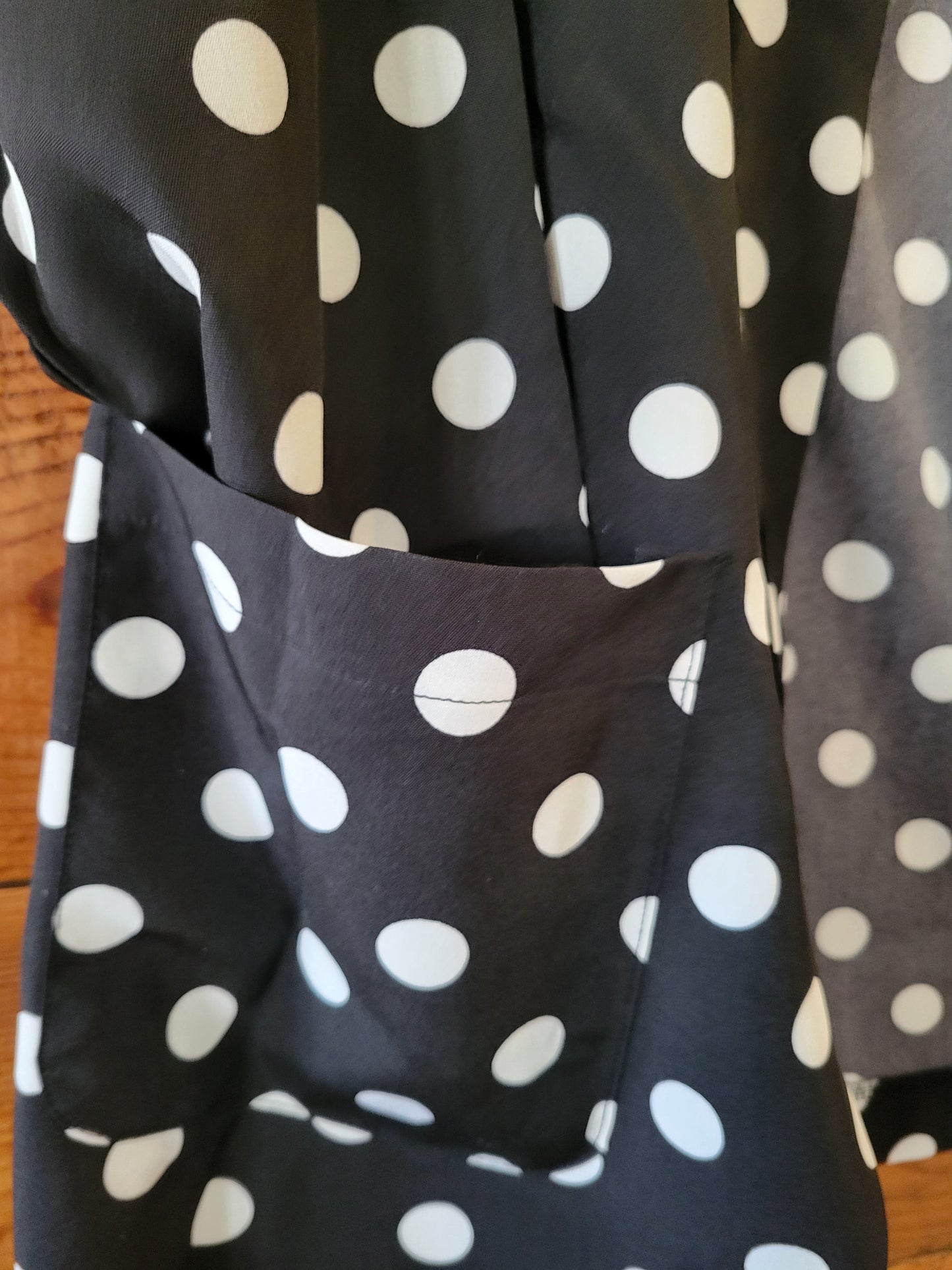 Black Polka Dot Blazer