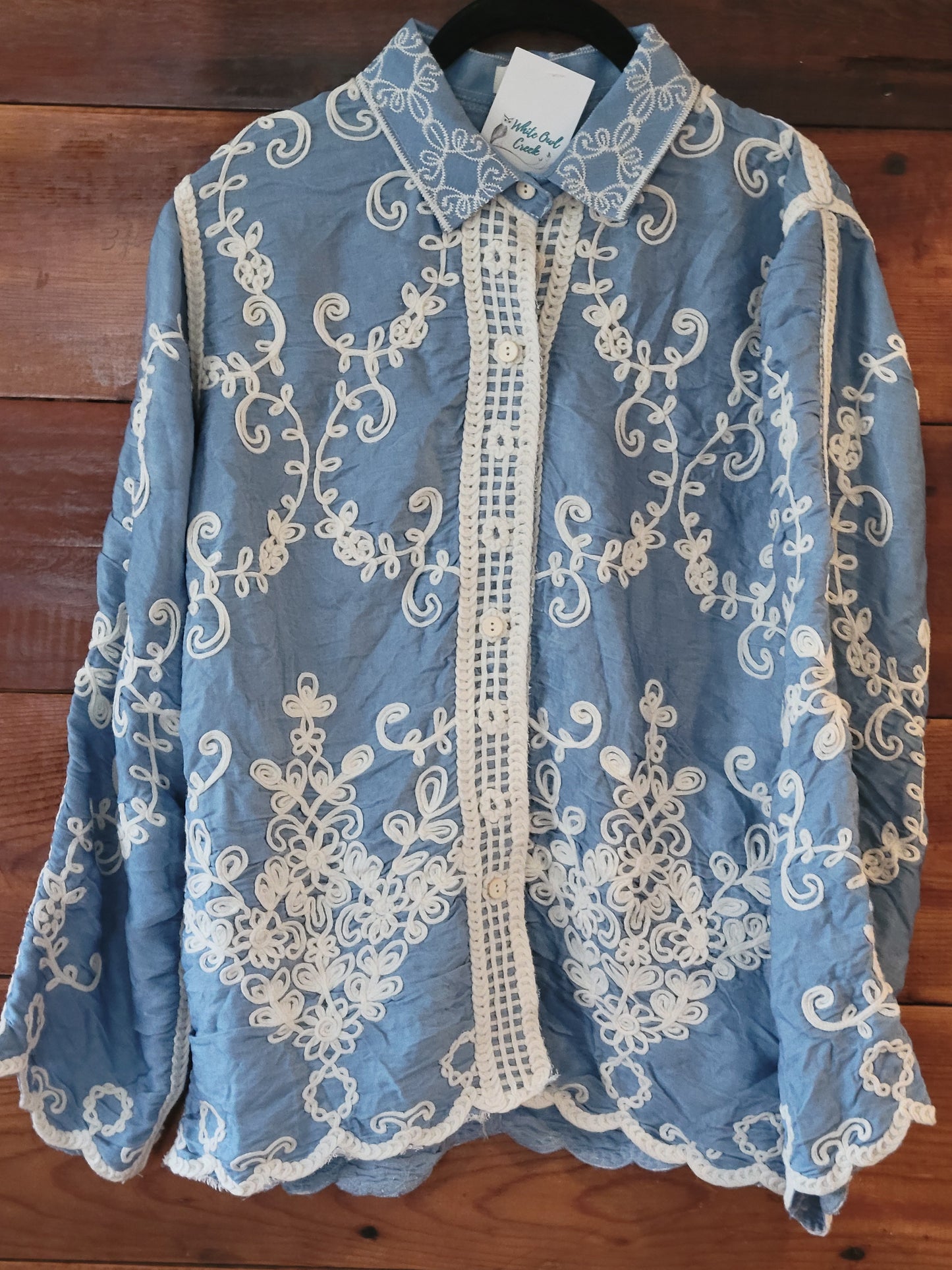 Scalloped Blouse