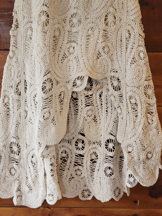 Natural Crochet Skirt
