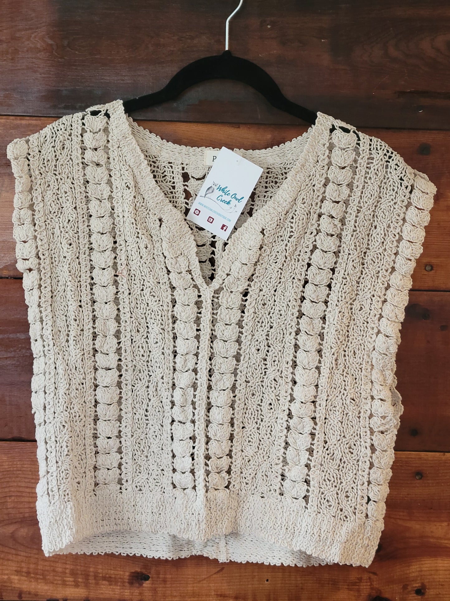 Cotton V Vest