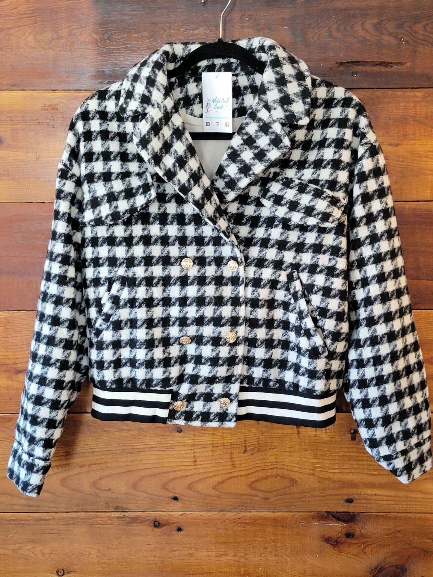Houndstooth Bomber