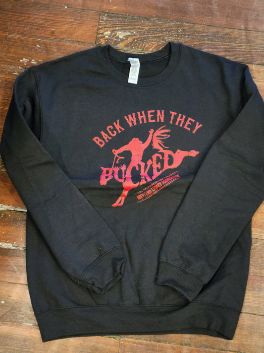 Back When They Bucked Crewneck - White Owl Creek Boutique