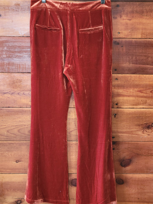 Velvet Flare Trouser