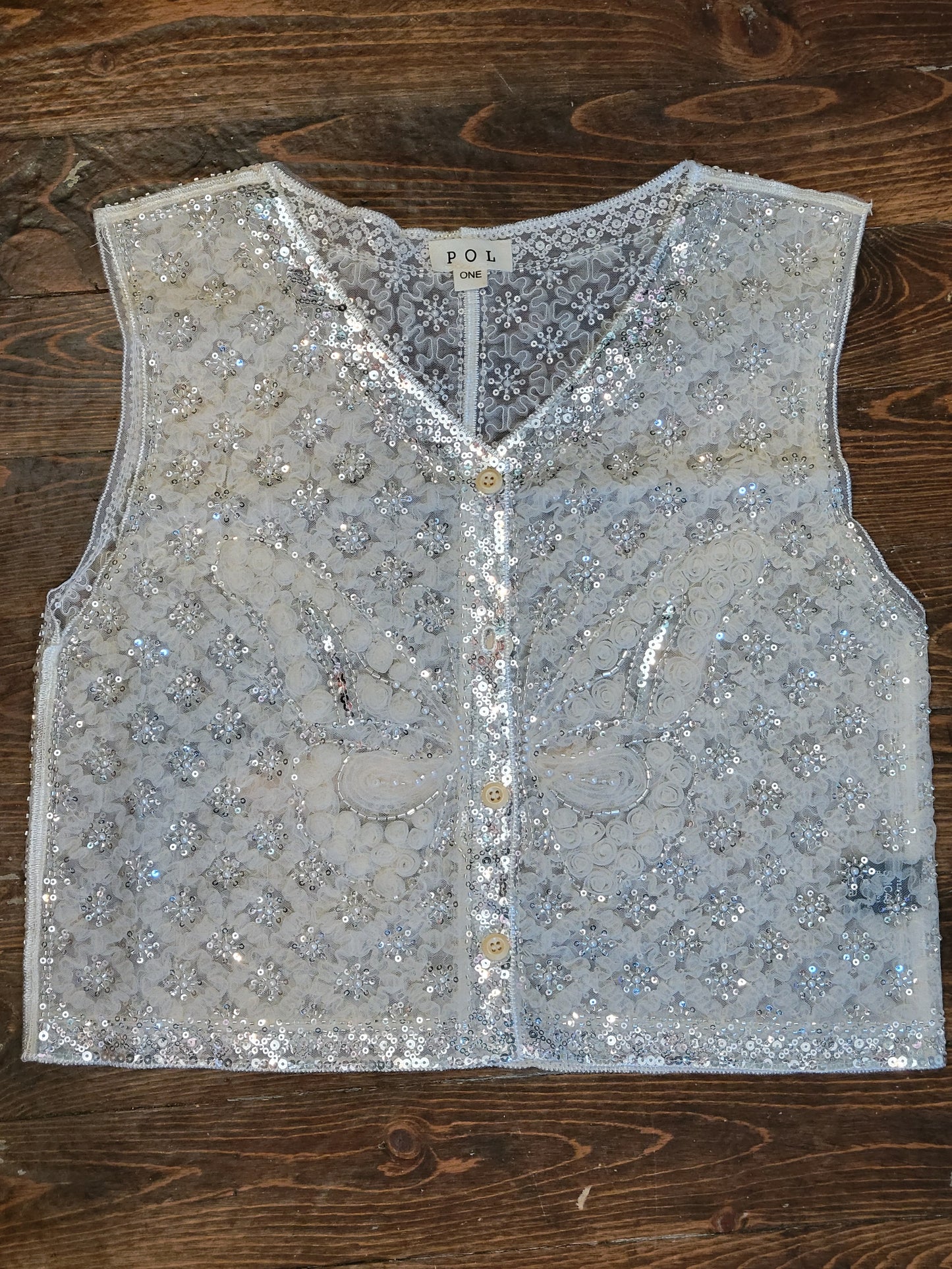Off White Vest