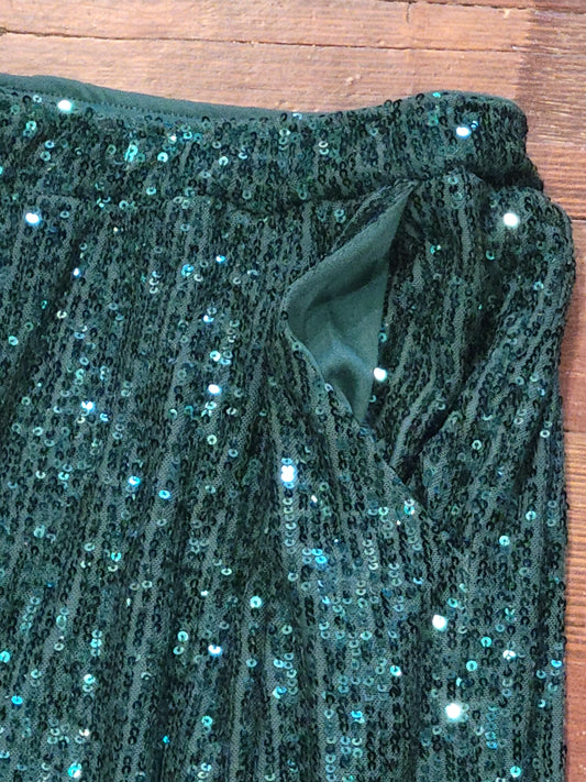 Green Sequin Pants