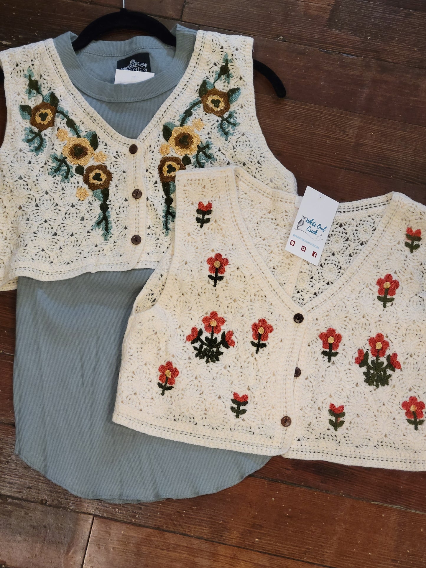 V-Neck Crop Vest