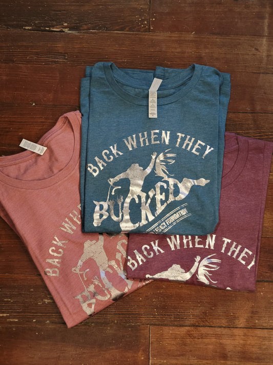 Back When They Bucked Ladies T-Shirt