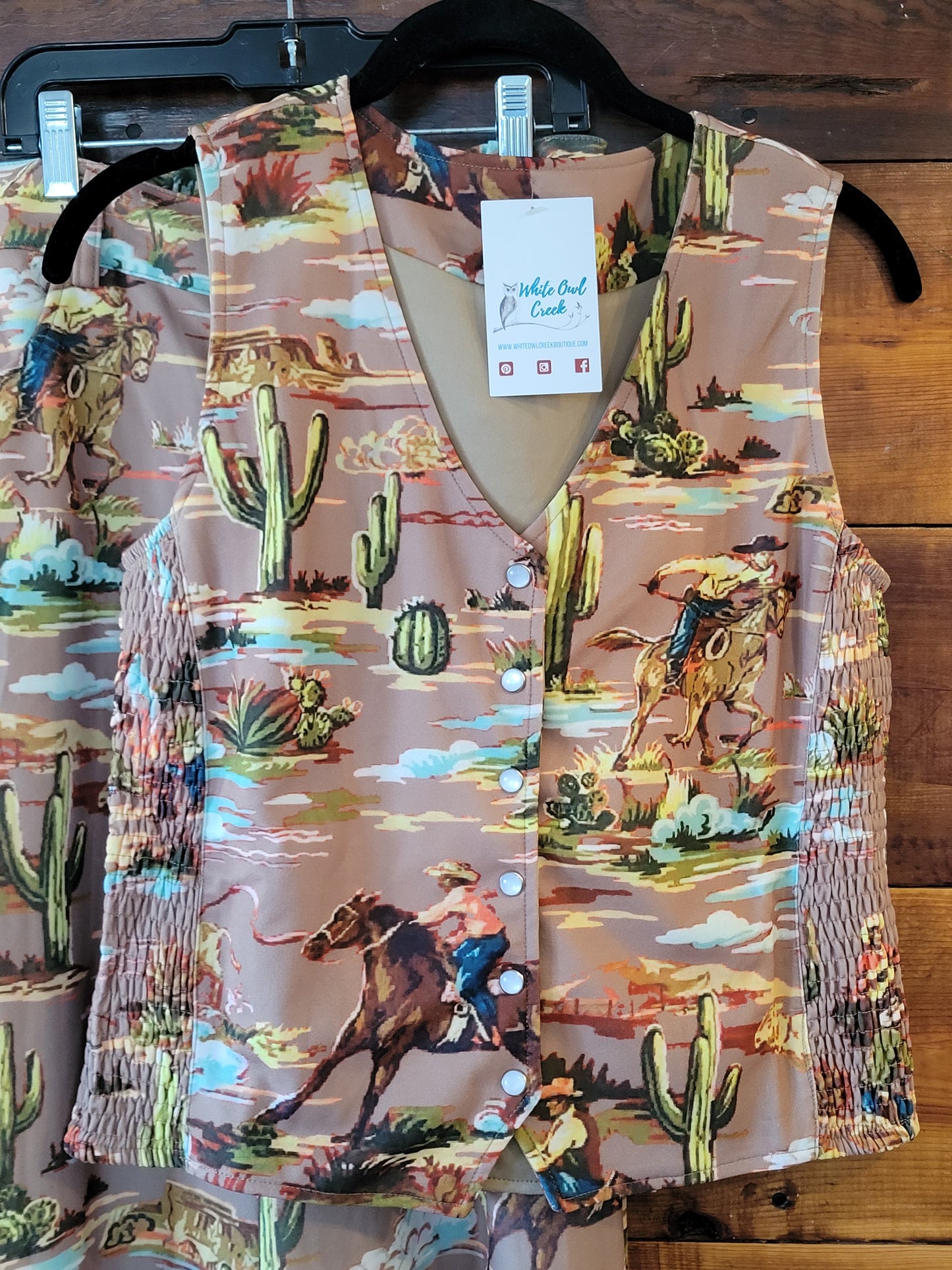 Cowboy Snap Vest