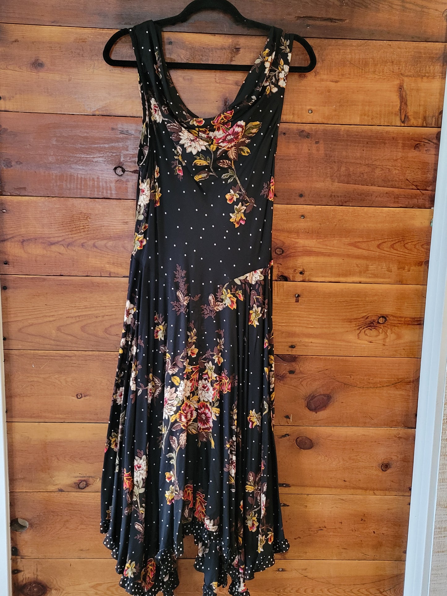 Floral Polka Dot Dress
