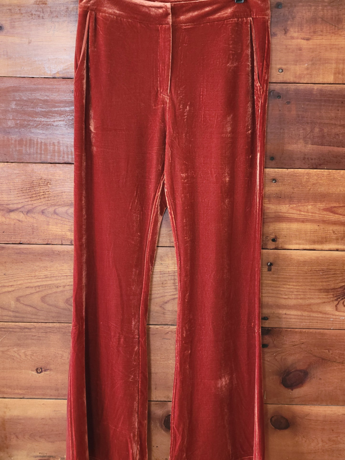 Velvet Flare Trouser
