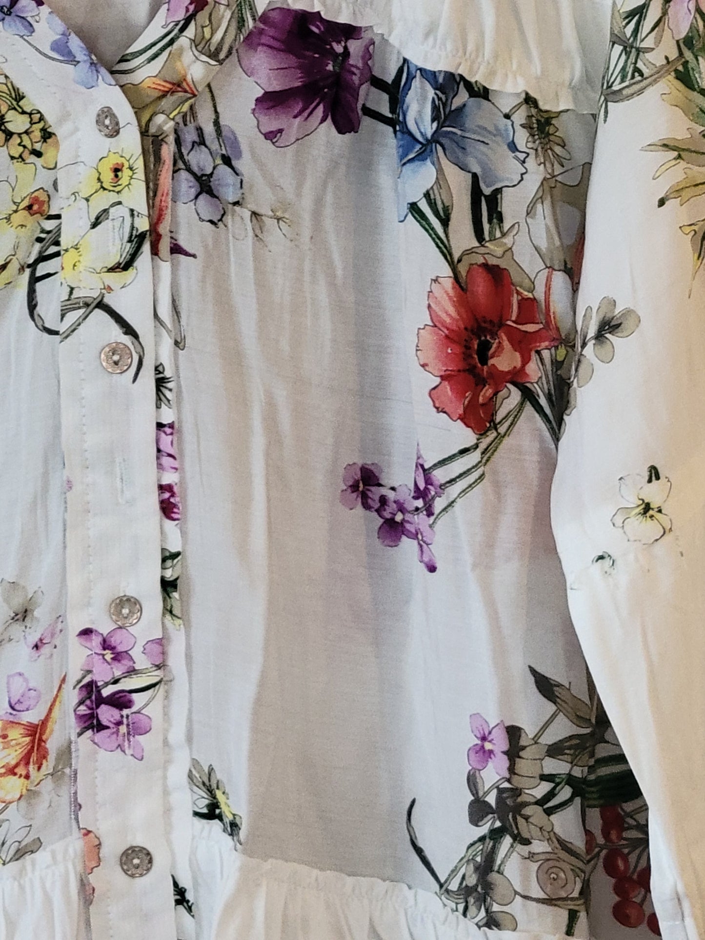 Ruffle Floral Top