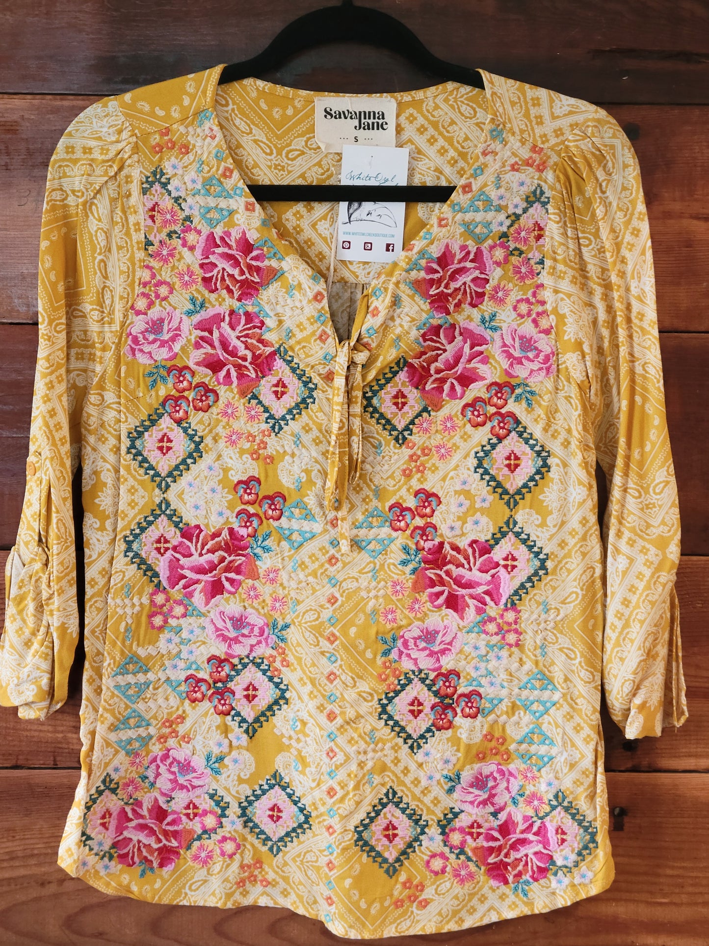 Marigold Floral Top