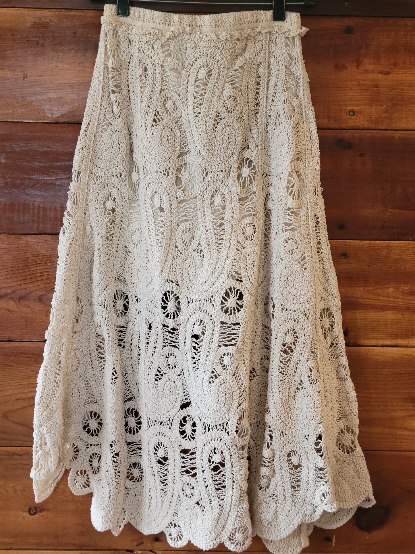 Natural Crochet Skirt