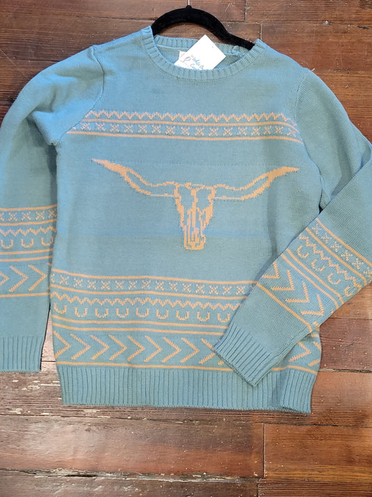 Longhorn Sweater - White Owl Creek Boutique
