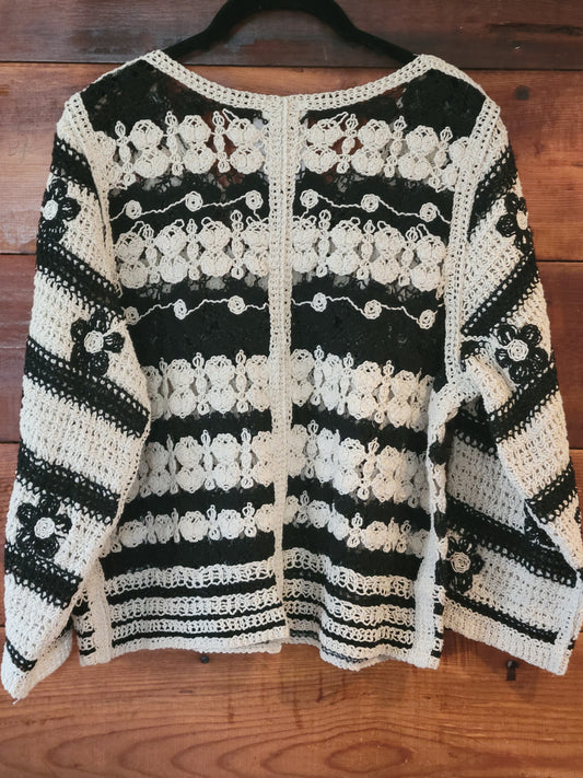 Neutral Black Cardigan