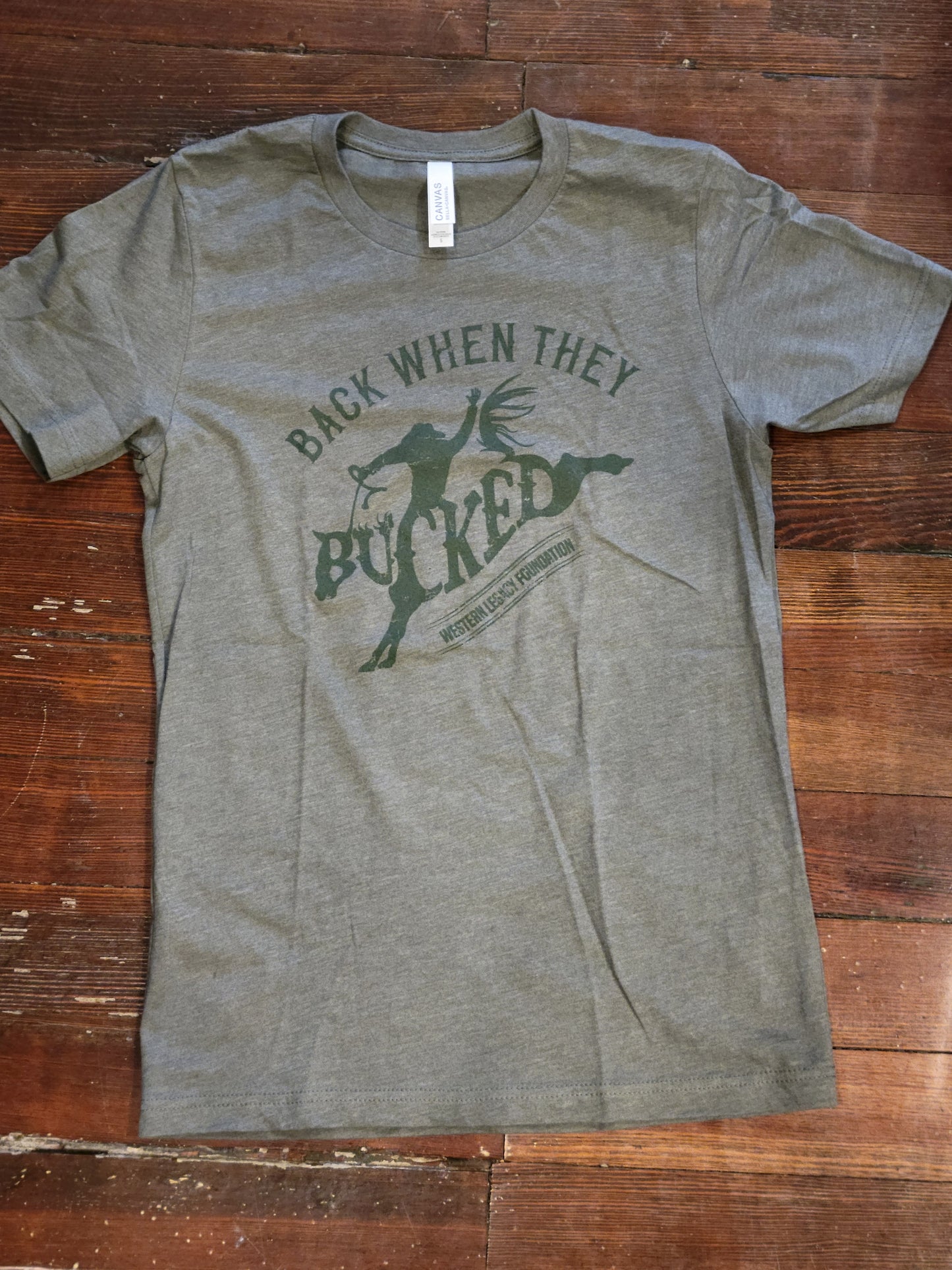 Back When They Bucked T-Shirt - White Owl Creek Boutique