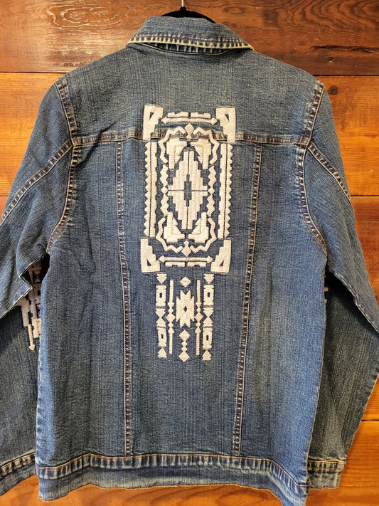 Denim Embroidered Jacket