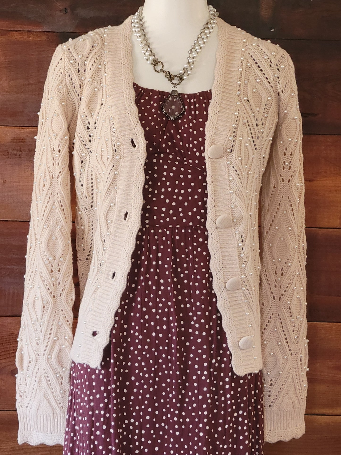 Chocolate Dot Dress - White Owl Creek Boutique
