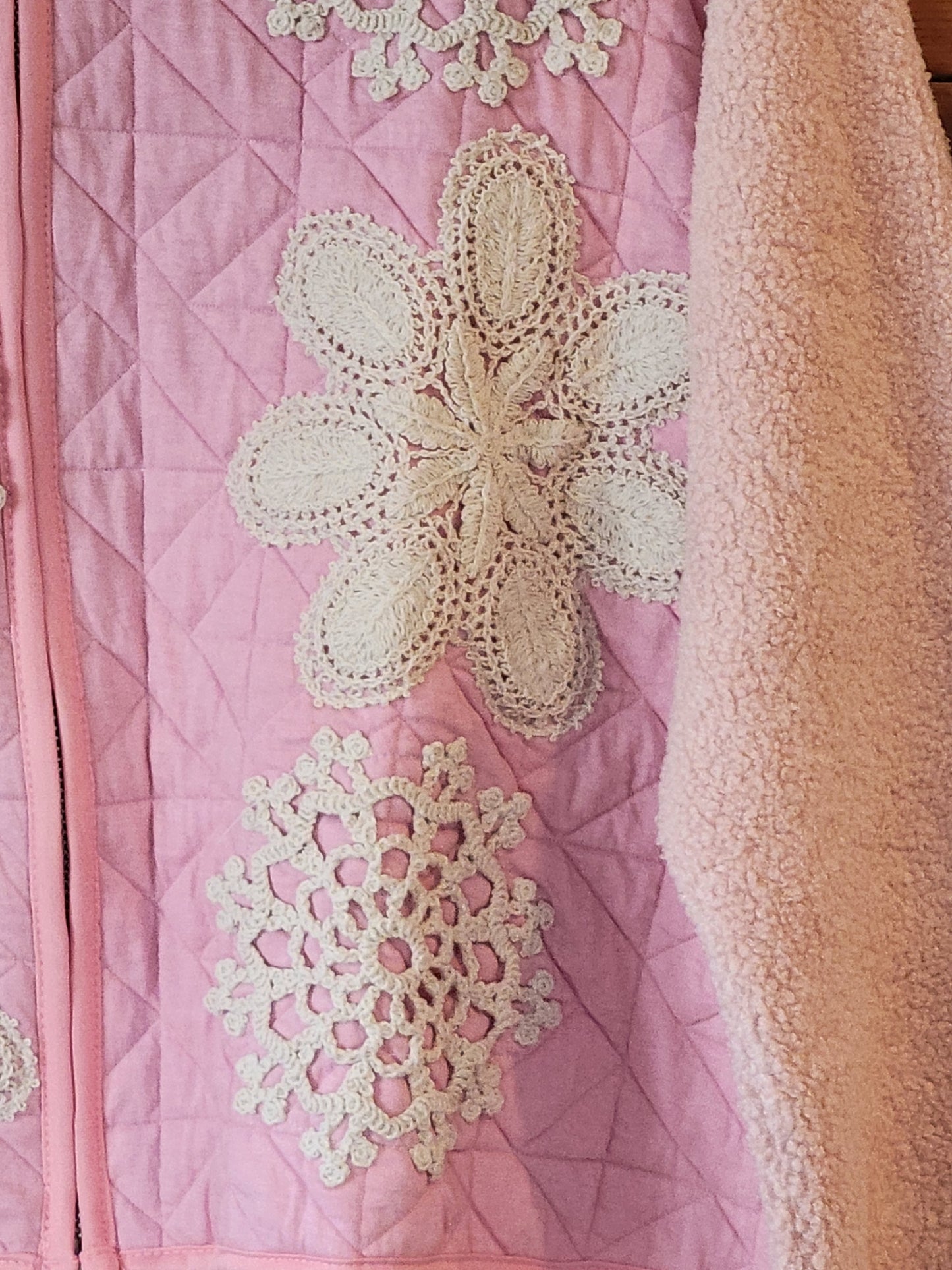 Pink Quilted Jacket