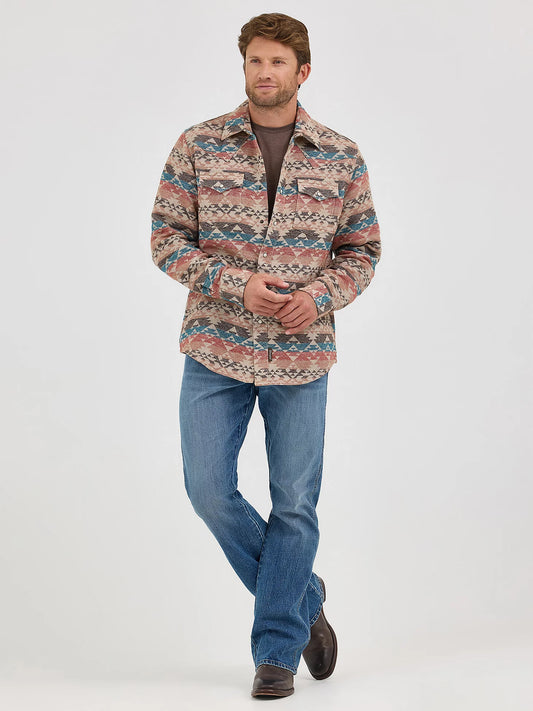 Wrangler Retro® Premium Jacquard Snap Shirt Jacket