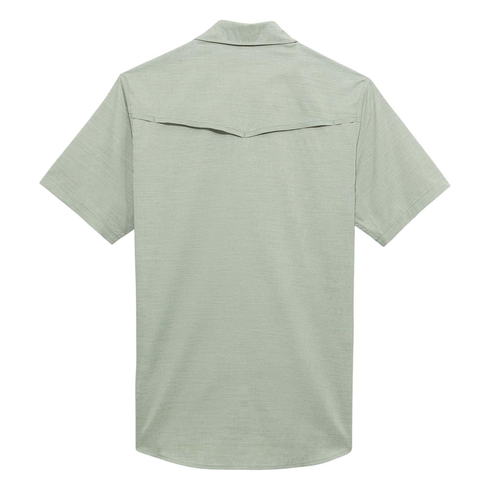 ATG -x- Wrangler® Short Sleeve Drover Utility Shirt - Iceberg Green - White Owl Creek Boutique